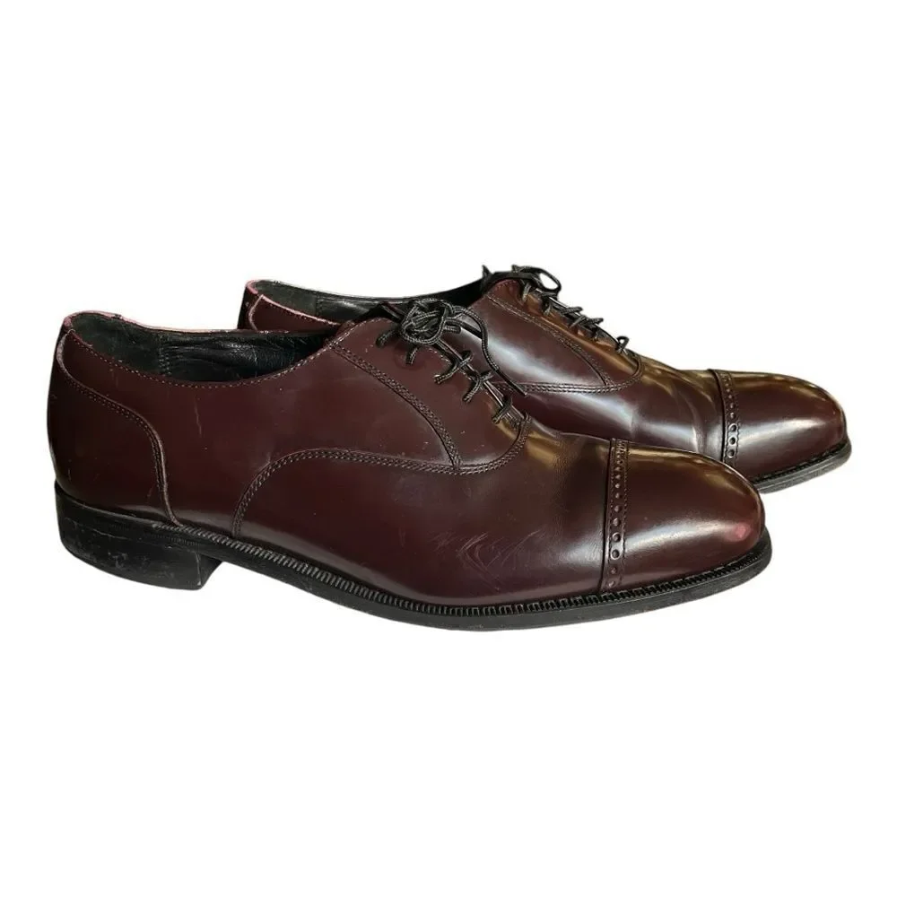 Vintage Florsheim Men’s Shoes. Oxblood Color Sz: 10.5